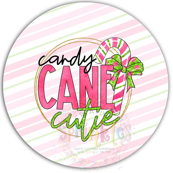 Candy Cane Cutie Sticker