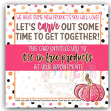 Pumpkin Spice & Skin Care Advice Card