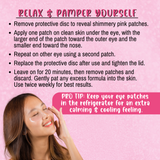Hydrogel Eye Patches Info Card