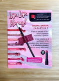 Lipstick Sampler Card Set
