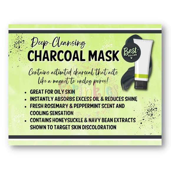 Charcoal Mask Card