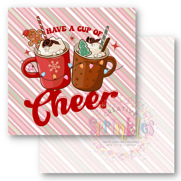 A Cup of Cheer Card/Tag