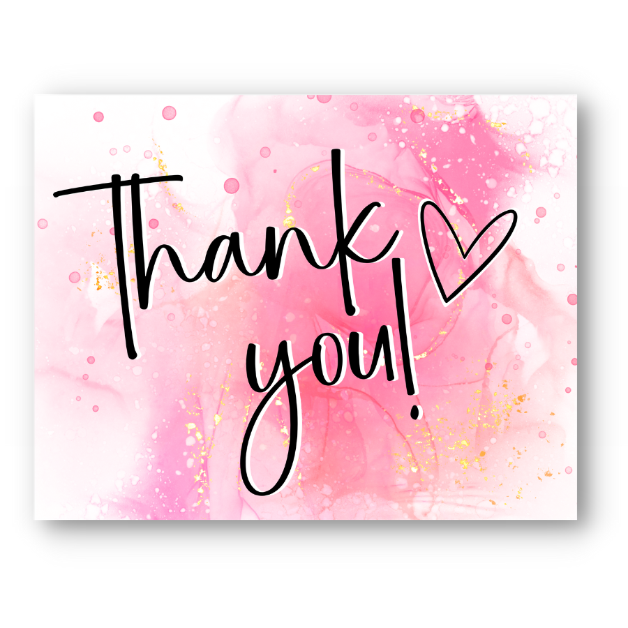 Thank You Sparkles Postcard – Creative Sprinkles