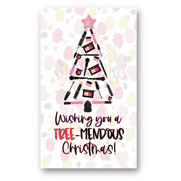 Makeup Tree Christmas Sticker