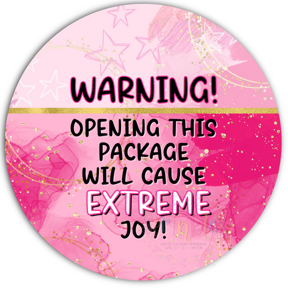 Warning: Opening will Cause EXTREME Joy