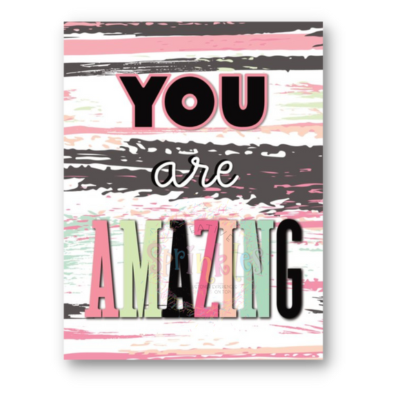 You Are Amazing Postcard