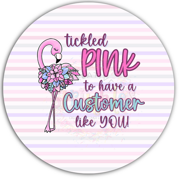 Tickled PINK Sticker