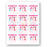 JOYFUL Bow Sticker